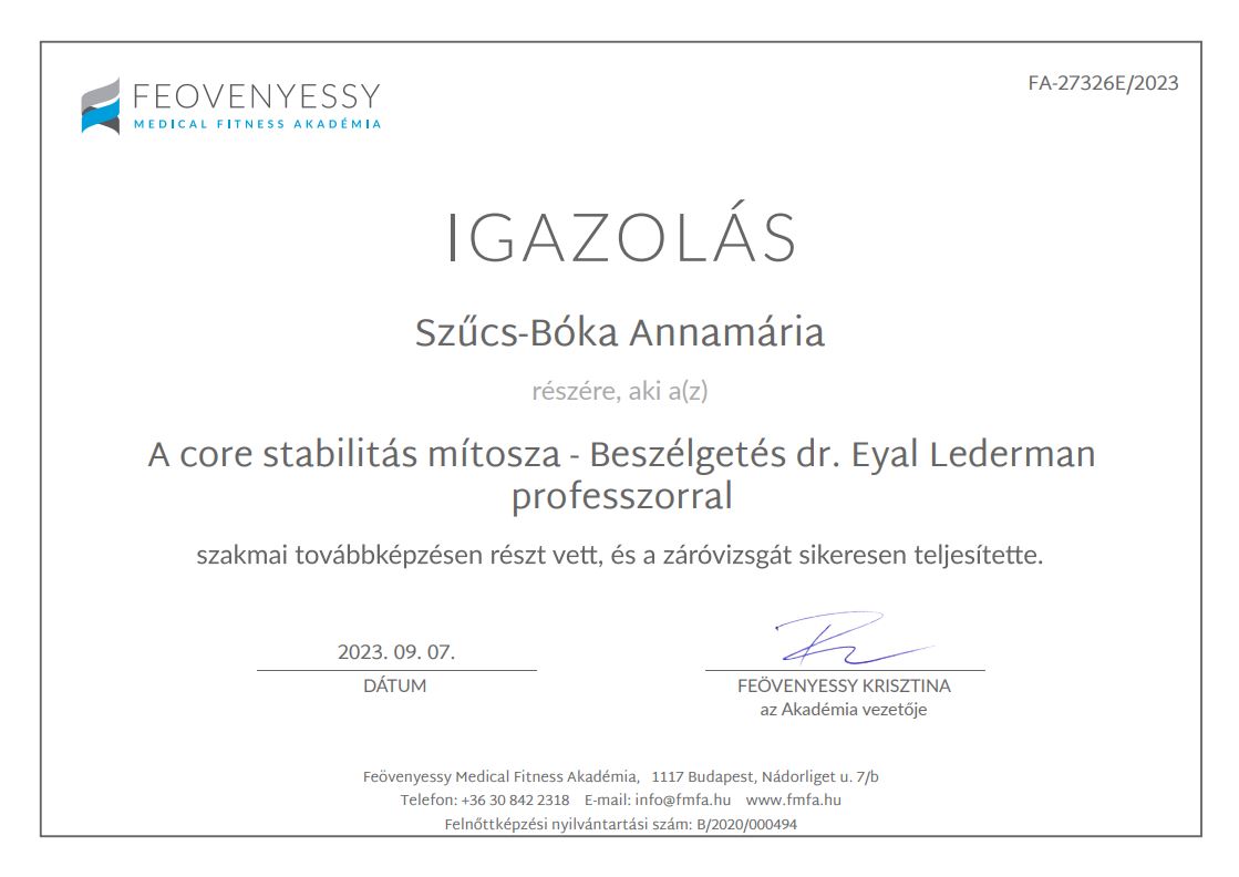 Tanúsítvány